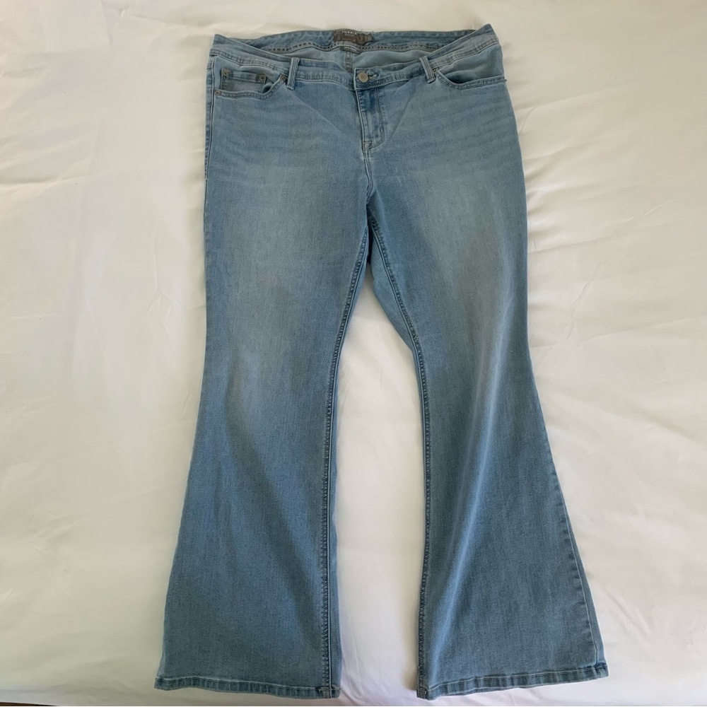 Torrid Blue Flare Wide Leg Jeans